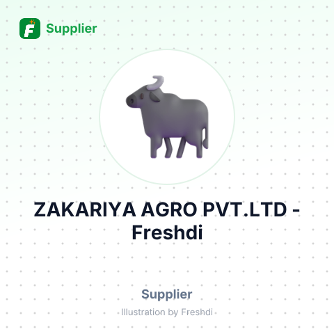 ZAKARIYA AGRO PVT.LTD – summary card, no photo uploaded yet