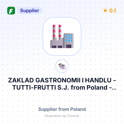 ZAKLAD GASTRONOMII I HANDLU - TUTTI-FRUTTI S.J. – summary card, no photo uploaded yet