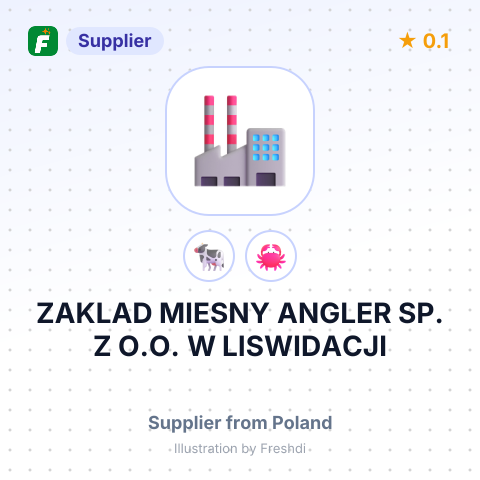 ZAKLAD MIESNY ANGLER SP. Z O.O. W LISWIDACJI – summary card, no photo uploaded yet