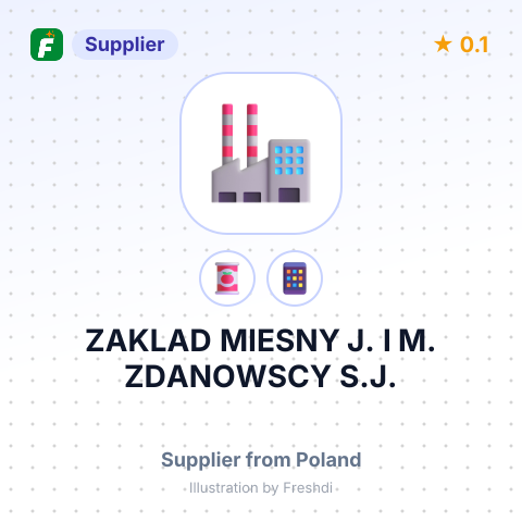 ZAKLAD MIESNY J. I M. ZDANOWSCY S.J. – summary card, no photo uploaded yet