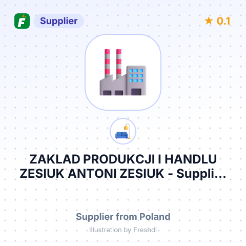 ZAKLAD PRODUKCJI I HANDLU ZESIUK ANTONI ZESIUK – summary card, no photo uploaded yet