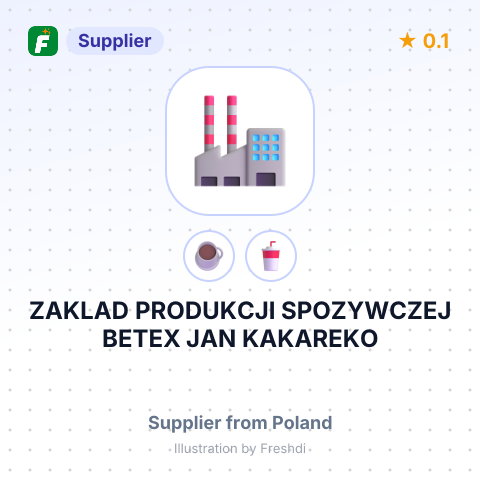 ZAKLAD PRODUKCJI SPOZYWCZEJ BETEX JAN KAKAREKO – summary card, no photo uploaded yet