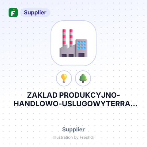 ZAKLAD PRODUKCYJNO-HANDLOWO-USLUGOWYTERRA-PLANT PIOTR KACZMARCZYK – summary card, no photo uploaded yet