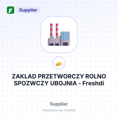 ZAKLAD PRZETWORCZY ROLNO SPOZWCZY UBOJNIA – summary card, no photo uploaded yet