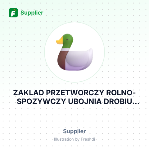 ZAKLAD PRZETWORCZY ROLNO-SPOZYWCZY UBOJNIA DROBIU SPOLKA JAWNA – summary card, no photo uploaded yet