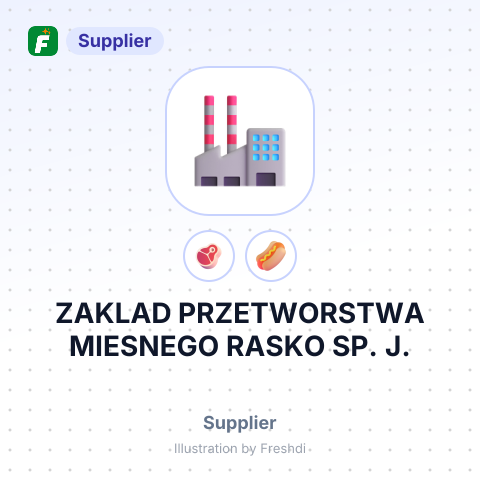 ZAKLAD PRZETWORSTWA MIESNEGO RASKO SP. J. – summary card, no photo uploaded yet