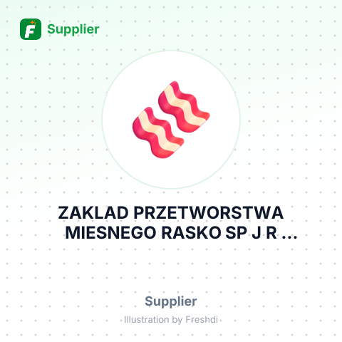 ZAKLAD PRZETWORSTWA MIESNEGO RASKO SP J R SKORZYCKI J SKORZYCKI – summary card, no photo uploaded yet