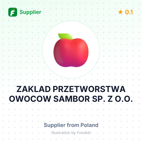 ZAKLAD PRZETWORSTWA OWOCOW SAMBOR SP. Z O.O. – summary card, no photo uploaded yet