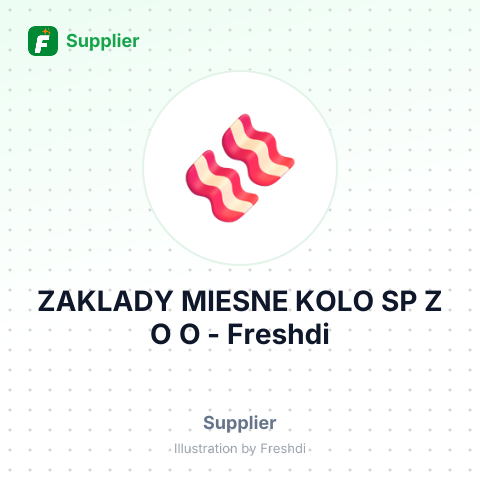 ZAKLADY MIESNE KOLO SP Z O O – summary card, no photo uploaded yet