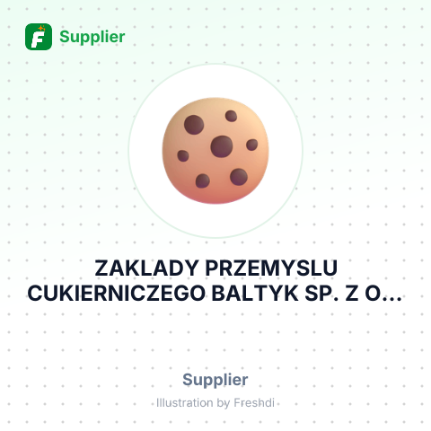 ZAKLADY PRZEMYSLU CUKIERNICZEGO BALTYK SP. Z O.O – summary card, no photo uploaded yet
