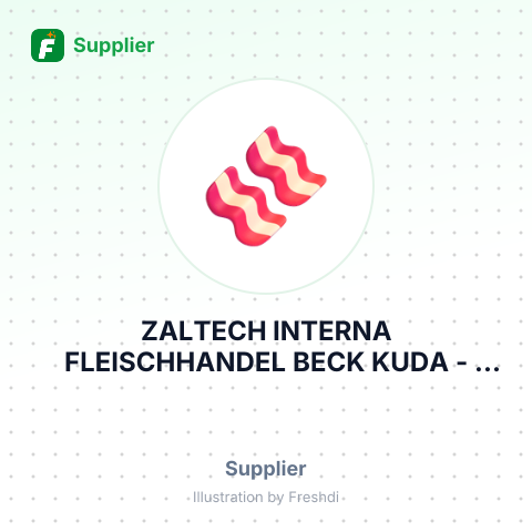 ZALTECH INTERNA FLEISCHHANDEL BECK KUDA – summary card, no photo uploaded yet