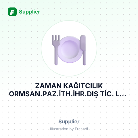 ZAMAN KAĞITCILIK ORMSAN.PAZ.İTH.İHR.DIŞ TİC. LTD – summary card, no photo uploaded yet