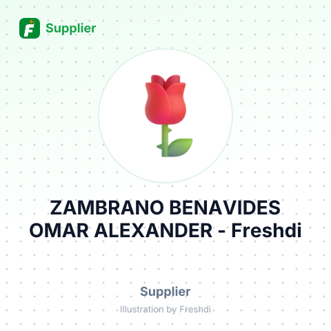 ZAMBRANO BENAVIDES OMAR ALEXANDER – summary card, no photo uploaded yet
