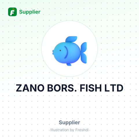 ZANO BORS. FISH LTD – summary card, no photo uploaded yet