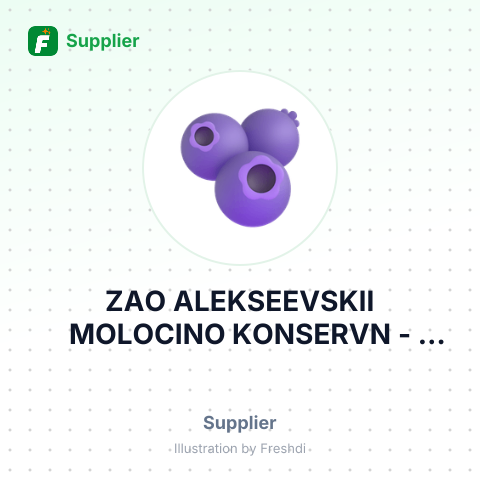 ZAO ALEKSEEVSKII MOLOCINO KONSERVN – summary card, no photo uploaded yet