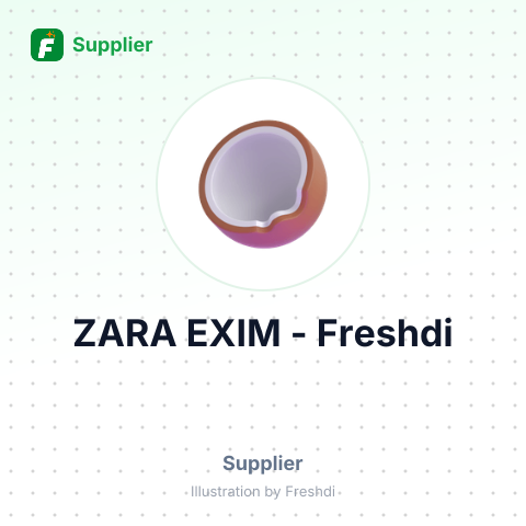 ZARA EXIM – summary card, no photo uploaded yet