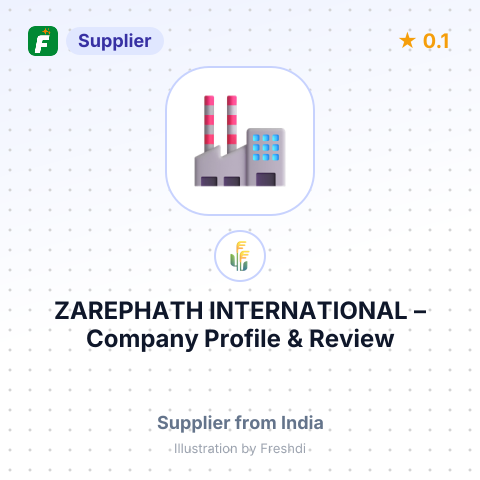 ZAREPHATH INTERNATIONAL – summary card, no photo uploaded yet