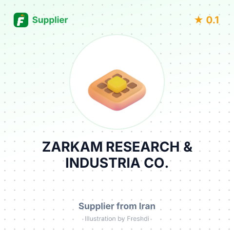 ZARKAM RESEARCH & INDUSTRIA CO. – summary card, no photo uploaded yet