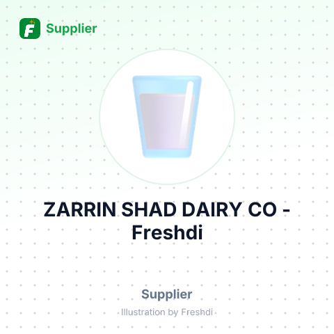 ZARRIN SHAD DAIRY CO – summary card, no photo uploaded yet