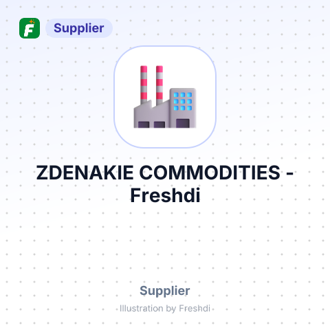 ZDENAKIE COMMODITIES – summary card, no photo uploaded yet