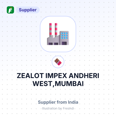 ZEALOT IMPEX ANDHERI WEST,MUMBAI – summary card, no photo uploaded yet