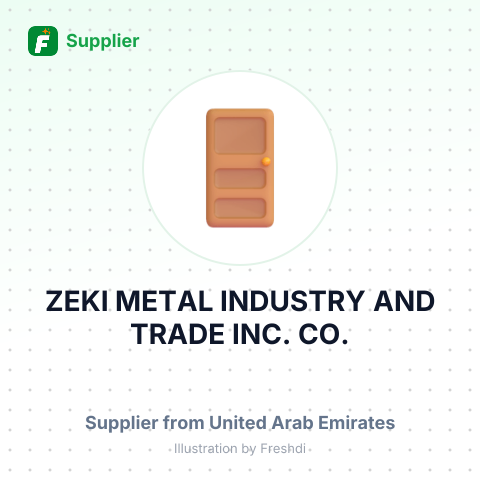 ZEKI METAL INDUSTRY AND TRADE INC. CO. – summary card, no photo uploaded yet