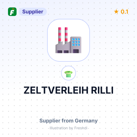 ZELTVERLEIH RILLI – summary card, no photo uploaded yet