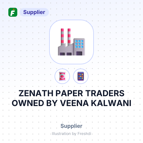 ZENATH PAPER TRADERS OWNED BY VEENA KALWANI – summary card, no photo uploaded yet