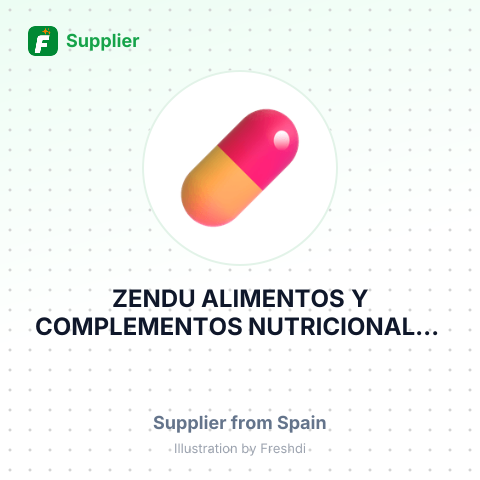 ZENDU ALIMENTOS Y COMPLEMENTOS NUTRICIONALES SL – summary card, no photo uploaded yet