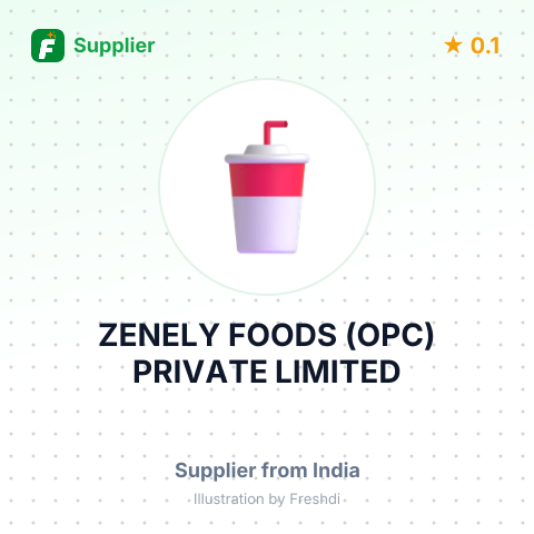 ZENELY FOODS (OPC) PRIVATE LIMITED – summary card, no photo uploaded yet