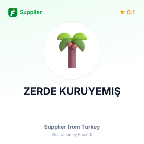 ZERDE KURUYEMIŞ – summary card, no photo uploaded yet