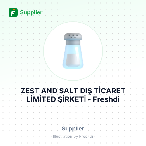 ZEST AND SALT DIŞ TİCARET LİMİTED ŞİRKETİ – summary card, no photo uploaded yet