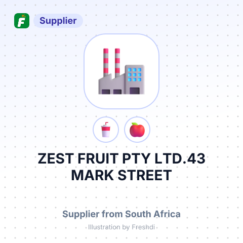 ZEST FRUIT PTY LTD.43 MARK STREET – summary card, no photo uploaded yet