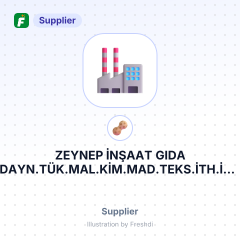 ZEYNEP İNŞAAT GIDA DAYN.TÜK.MAL.KİM.MAD.TEKS.İTH.İHC – summary card, no photo uploaded yet