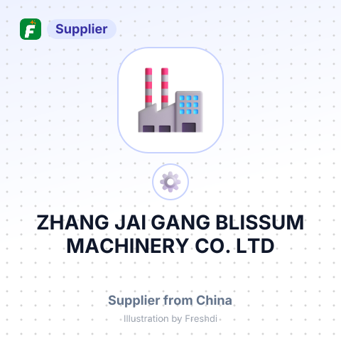 ZHANG JAI GANG BLISSUM MACHINERY CO., LTD – summary card, no photo uploaded yet