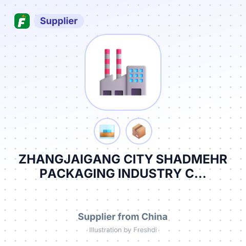 ZHANGJAIGANG CITY SHADMEHR PACKAGING INDUSTRY C... – summary card, no photo uploaded yet