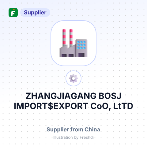 ZHANGJIAGANG BOSJ IMPORT$EXPORT CoO, LtTD – summary card, no photo uploaded yet