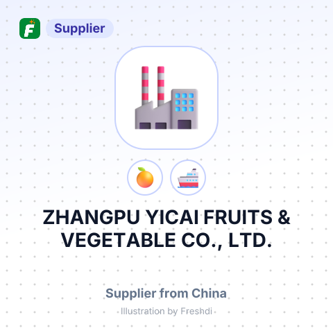 ZHANGPU YICAI FRUITS & VEGETABLE CO., LTD. – summary card, no photo uploaded yet