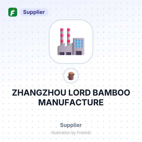 ZHANGZHOU LORD BAMBOO MANUFACTURE – summary card, no photo uploaded yet