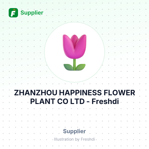 ZHANZHOU HAPPINESS FLOWER PLANT CO LTD – summary card, no photo uploaded yet