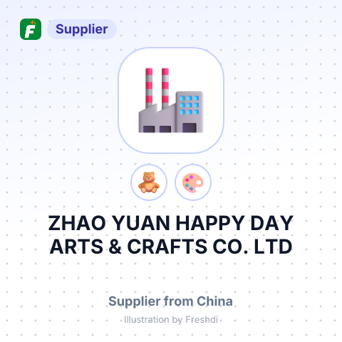 ZHAO YUAN HAPPY DAY ARTS & CRAFTS CO., LTD – summary card, no photo uploaded yet