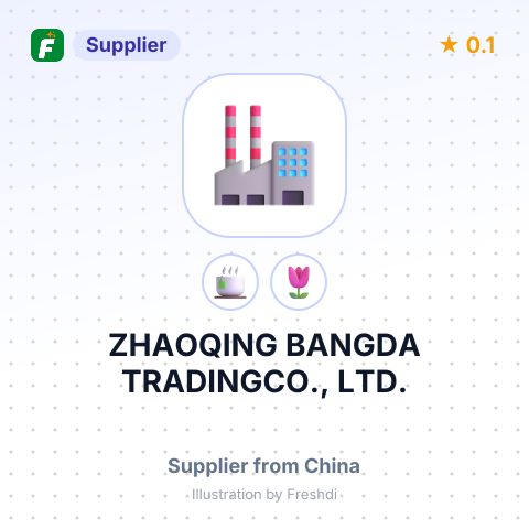 ZHAOQING BANGDA TRADINGCO., LTD. – summary card, no photo uploaded yet