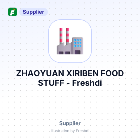 ZHAOYUAN XIRIBEN FOOD STUFF – summary card, no photo uploaded yet