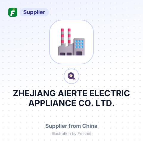 ZHEJIANG AIERTE ELECTRIC APPLIANCE CO., LTD. – summary card, no photo uploaded yet