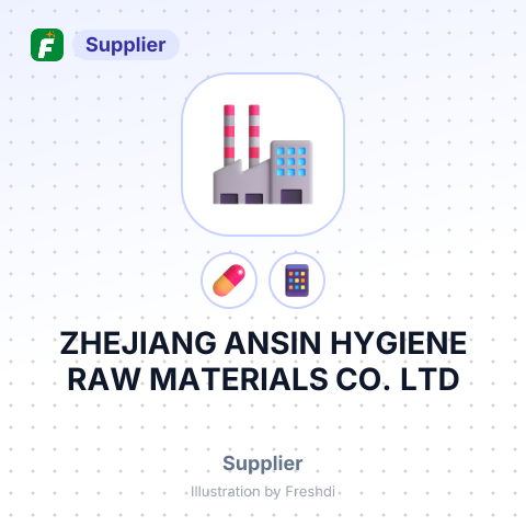 ZHEJIANG ANSIN HYGIENE RAW MATERIALS CO. LTD – summary card, no photo uploaded yet