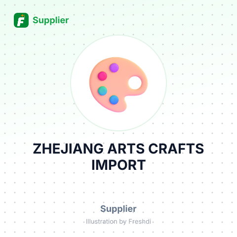 ZHEJIANG ARTS CRAFTS IMPORT – summary card, no photo uploaded yet