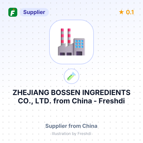 ZHEJIANG BOSSEN INGREDIENTS CO., LTD. – summary card, no photo uploaded yet