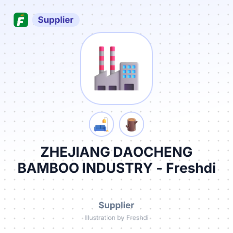 ZHEJIANG DAOCHENG BAMBOO INDUSTRY – summary card, no photo uploaded yet
