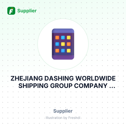 ZHEJIANG DASHING WORLDWIDE SHIPPING GROUP COMPANY LIMITED – summary card, no photo uploaded yet