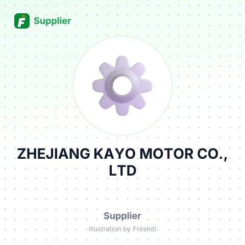 ZHEJIANG KAYO MOTOR CO., LTD – summary card, no photo uploaded yet